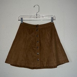 Abercrombie & Fitch Suede Skirt - 00